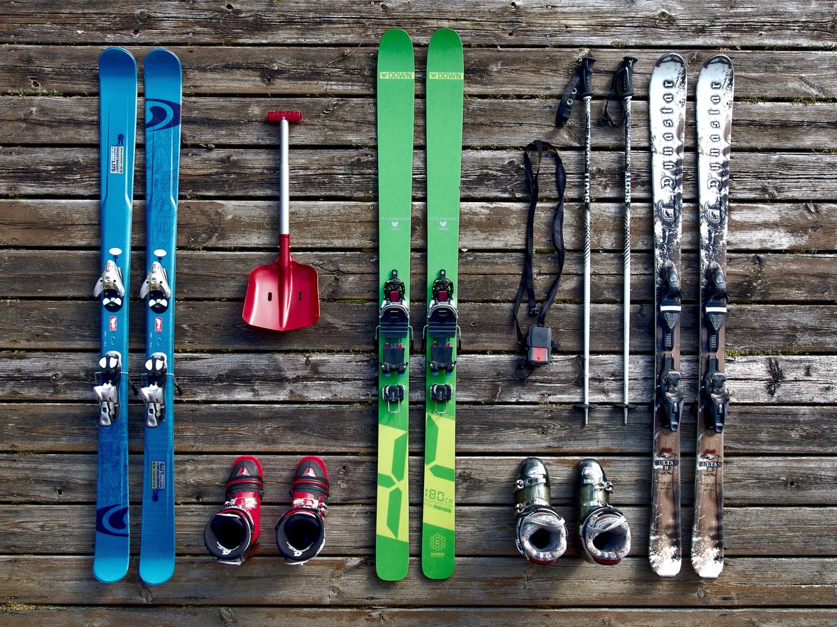 Skier on the slope